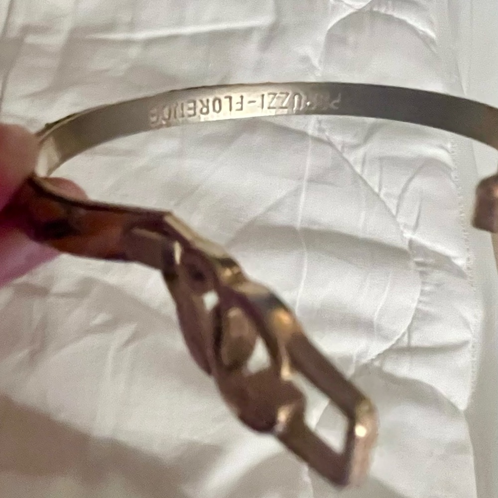 Vintage Gucci GG logo Snakeskin Bracelet - Picture 2 of 6
